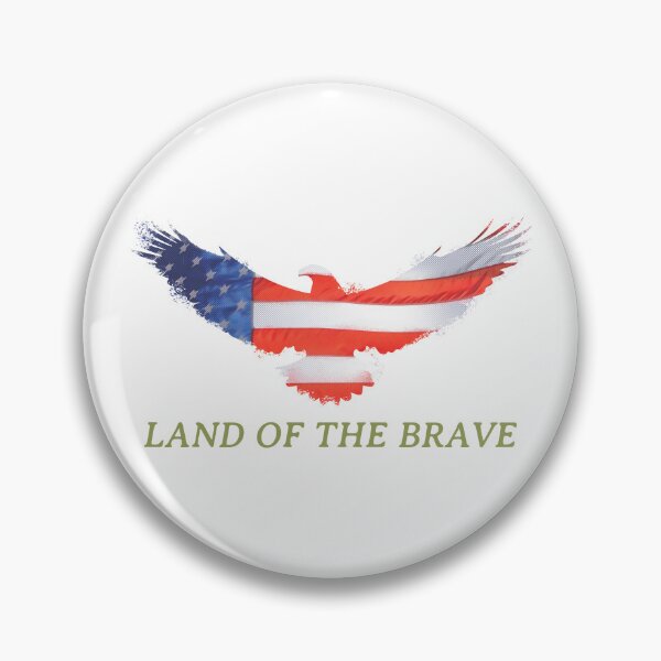 Item preview, LAND OF THE BRAVE T-SHIRT designed and sold by PurifiedART.