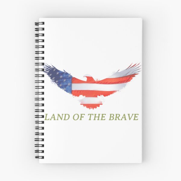 Item preview, LAND OF THE BRAVE T-SHIRT designed and sold by PurifiedART.
