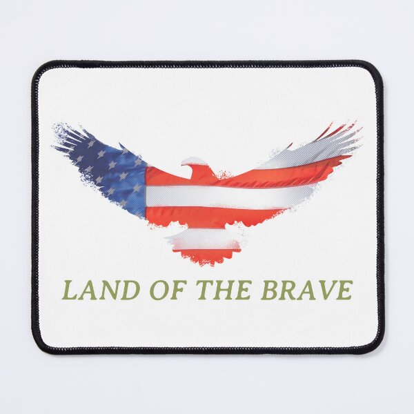 Item preview, LAND OF THE BRAVE T-SHIRT designed and sold by PurifiedART.