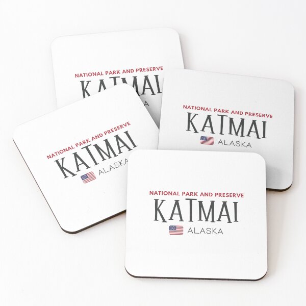 Item preview, Katmai National Park and Preserve - Alaska - United States designed and sold by StudioRedKoala.