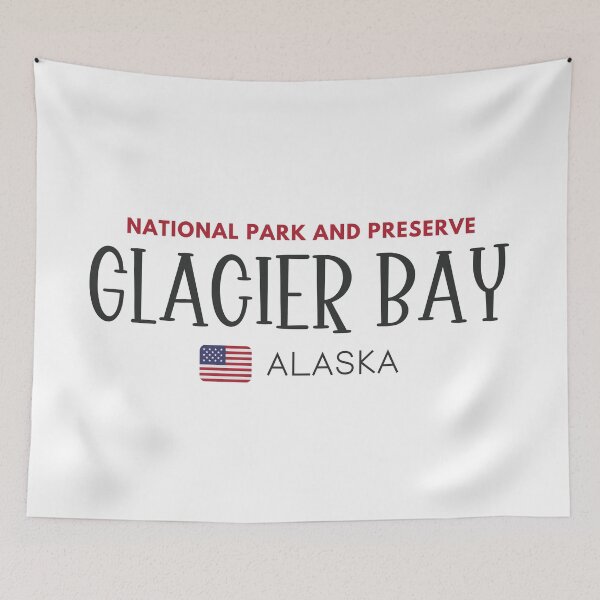 Item preview, Glacier Bay National Park and Preserve - Alaska - United States designed and sold by StudioRedKoala.
