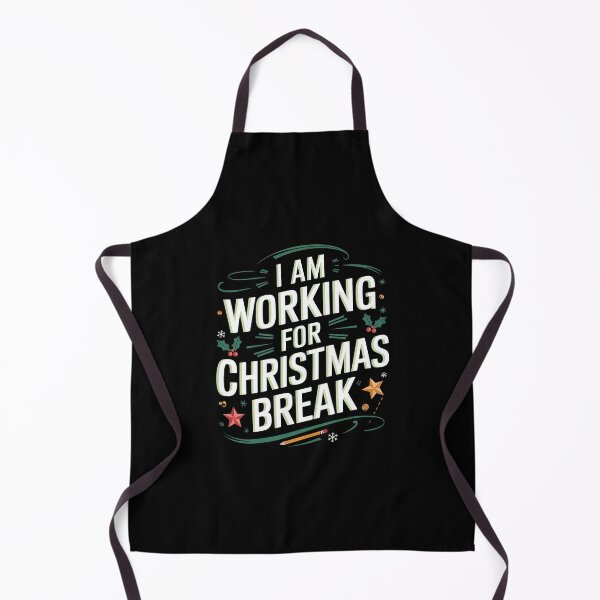 Item preview, I Am Working For Christmas Break 5 Stars – Funny Christmas Saying designed and sold by GRABAPSHOP.