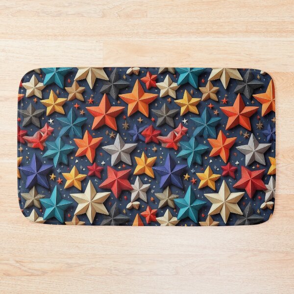 Item preview, Twinkling Twinkle: A cheerful pattern featuring stars of all shapes and sizes, twinkling and shimmering in a night sky. designed and sold by Grang Art Artistic Designs.