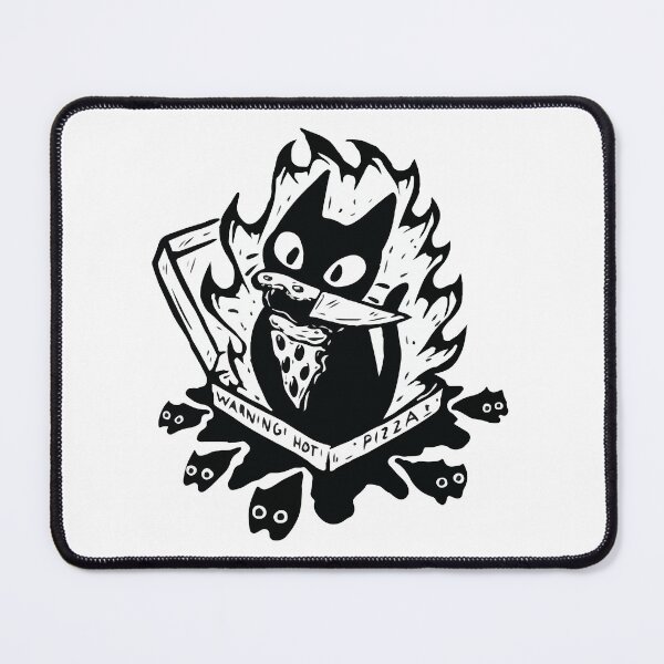 Item preview, Spicy Cat Pizza Lover - Hot Slice Cartoon designed and sold by -DEEWOLF-.