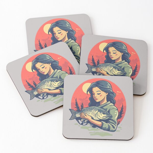 Item preview, Women holding fish  designed and sold by Brendon987.