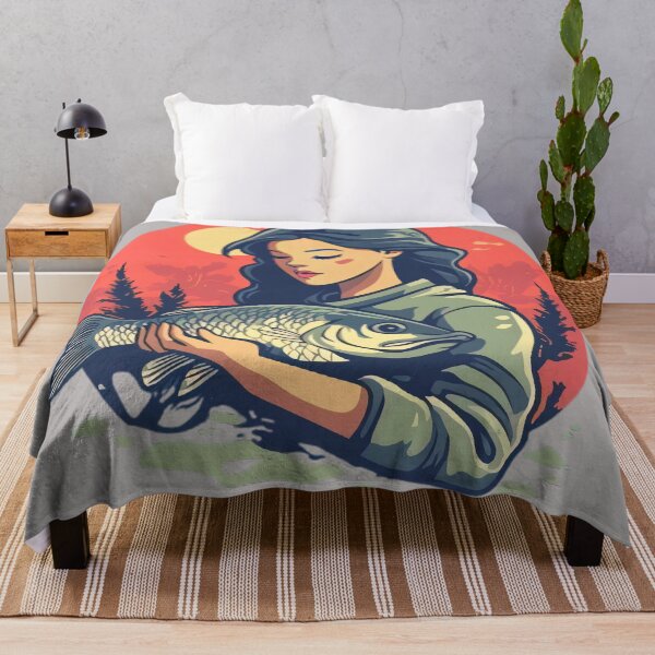 Item preview, Women holding fish designed and sold by Brendon987.