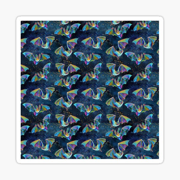 LIL' GOTHIC BATS N' STARS Sticker
