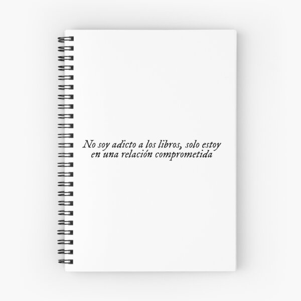 Item preview,  Im not addicted to books Im in a committed relationship (Spanish) designed and sold by Bookwormshop.