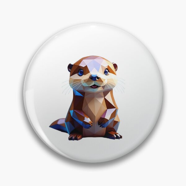 Item preview, Geometric Otter Illustration designed and sold by KiEgon.
