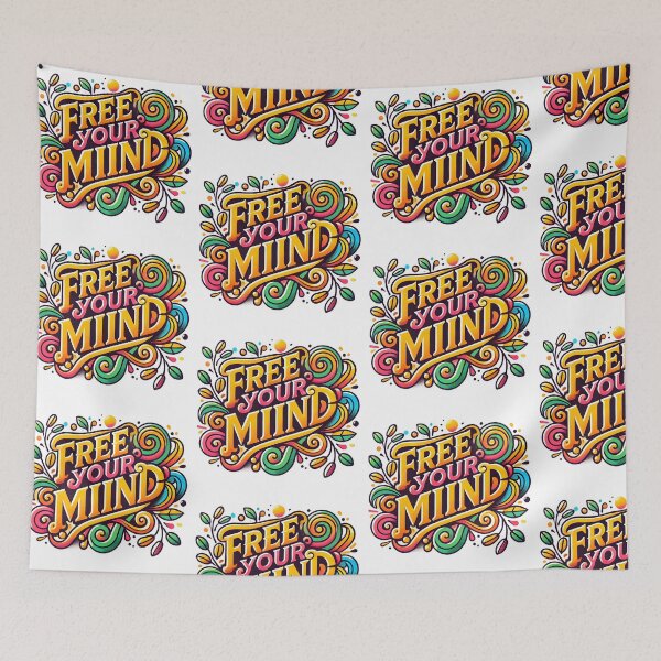 Item preview, Free Your Mind Floral Art designed and sold by DesignHub.
