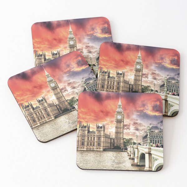 Item preview, London beautiful sunset designed and sold by skalihm.