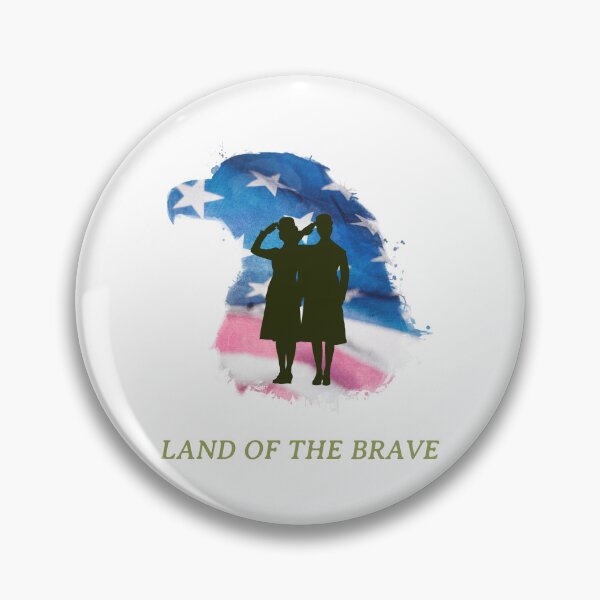 Item preview, LAND OF THE BRAVE T-SHIRT designed and sold by PurifiedART.