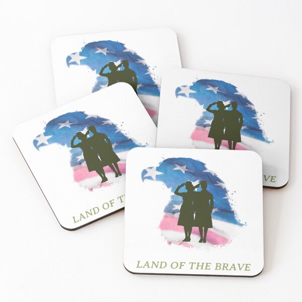 Item preview, LAND OF THE BRAVE T-SHIRT designed and sold by PurifiedART.