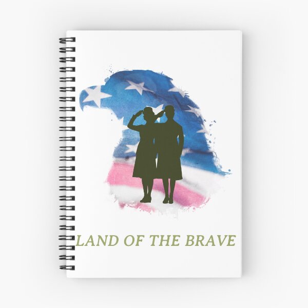 Item preview, LAND OF THE BRAVE T-SHIRT designed and sold by PurifiedART.