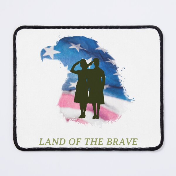 Item preview, LAND OF THE BRAVE T-SHIRT designed and sold by PurifiedART.