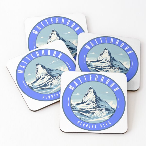 Item preview, Retro Matterhorn Mountain Landscape designed and sold by MaateoDesign.