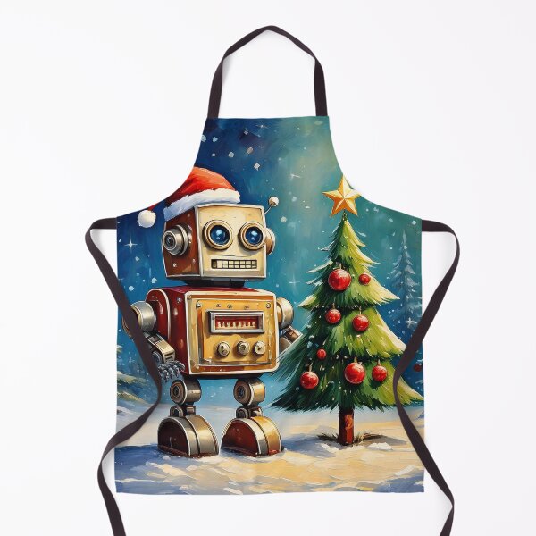 Item preview, Christmas Robot designed and sold by ArtFactoryAI.