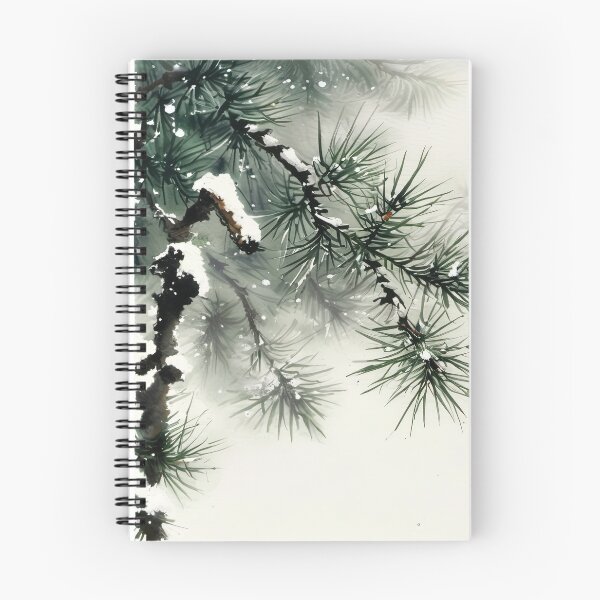 Item preview, Snow-Covered Pine Branches designed and sold by KiEgon.