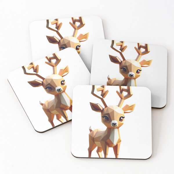 Item preview, Low Poly Deer designed and sold by KiEgon.