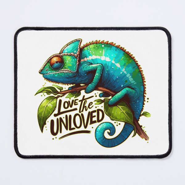 Item preview, Love The Unloved Chameleon Watercolor designed and sold by TomFrontierArt.