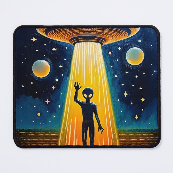 Item preview, UFO Alien designed and sold by ArtFactoryAI.