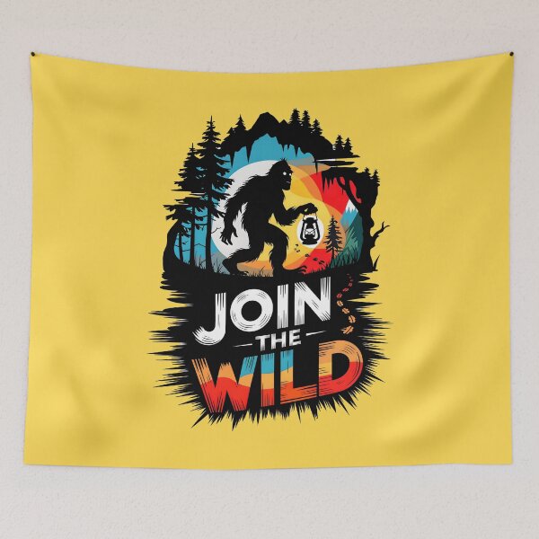 Item preview, Join The Wild Bigfoot Hunter designed and sold by TheArtOfPat.