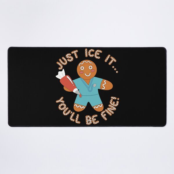Item preview, Just Ice It - Gingerbread Man Doctor/Nurse designed and sold by Procraftinate.