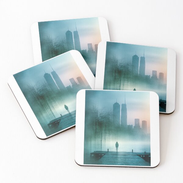 Item preview, River Tranquility Urban Skies designed and sold by PanoramaPrints.