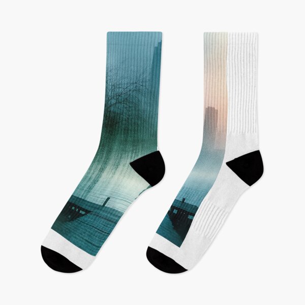 Item preview, River Tranquility Urban Skies designed and sold by PanoramaPrints.