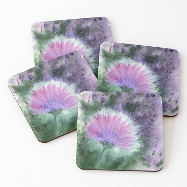 Item preview, pink thistle designed and sold by MihariBloom.