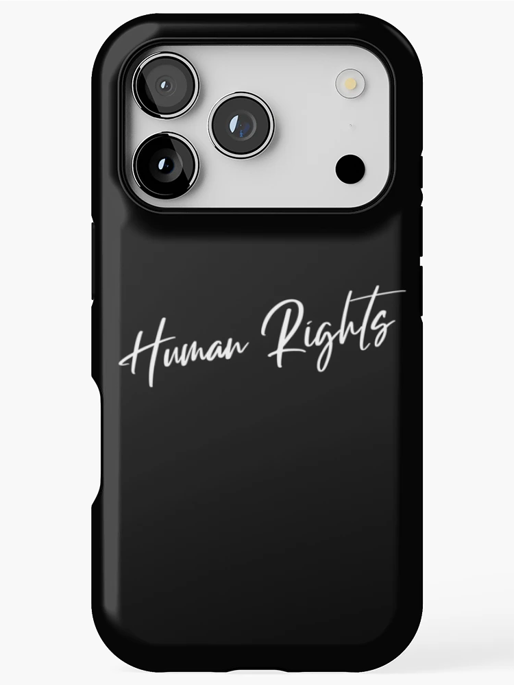 Thumbnail 1 of 4, iPhone Case, Human Rights designed and sold by ArtitudePrintLb.