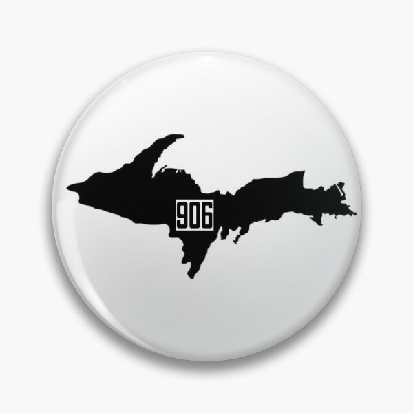 Item preview, The Upper Peninsula of Michigan 906 Area Code designed and sold by Jill Kesti.