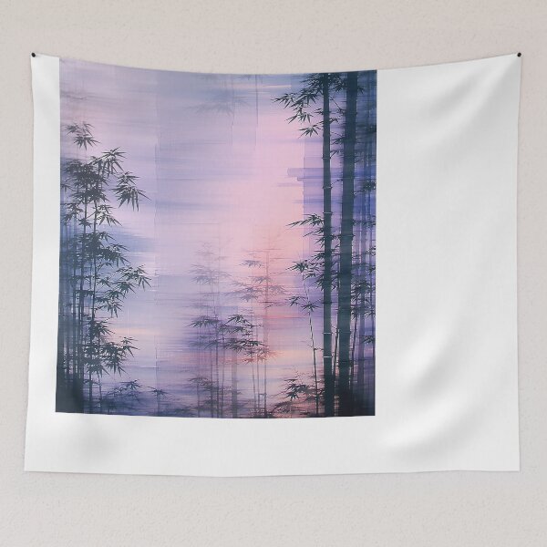 Item preview, Twilight Bamboo Skyscrapers Harmony designed and sold by PanoramaPrints.
