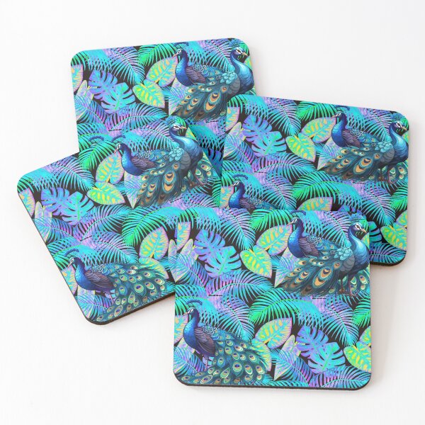 Item preview, Blue Peacocks designed and sold by PurpleJelly.