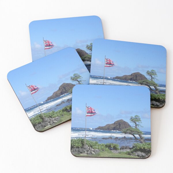 Item preview, Maui Beach with flag designed and sold by chamby479.