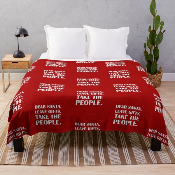 Item preview, Dear Santa, Leave Gifts, Take the People: Red Edition / Introvert Joke Funny T-Shirt Label designed and sold by introvertvibes.