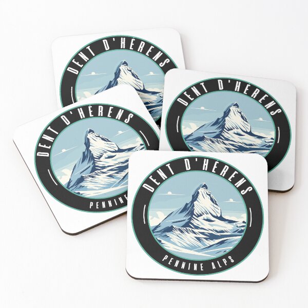 Item preview, Retro Dent d'Hérens Mountain Landscape designed and sold by MaateoDesign.