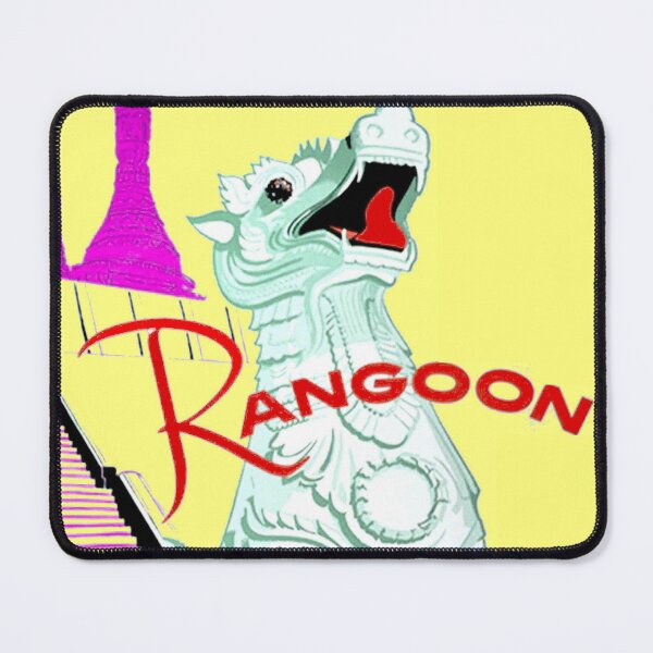 Item preview, Rangoon Myanmar Burma Vintage Travel and Tourism Advertising Print designed and sold by posterbobs.