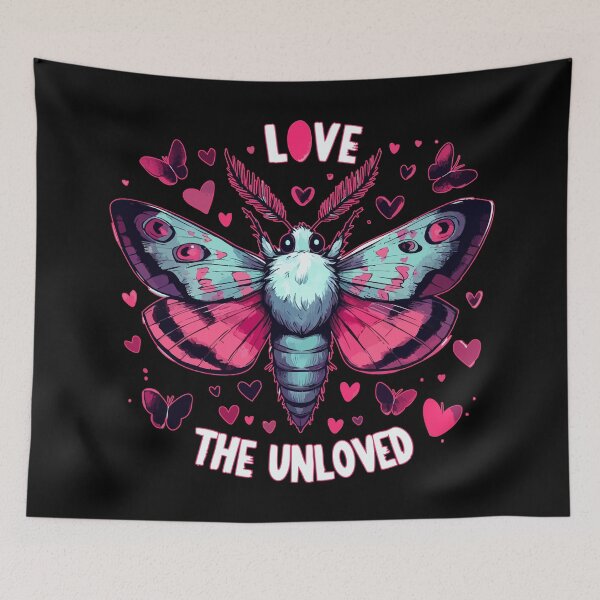 Item preview, Love The Unloved Moth Watercolor designed and sold by TomFrontierArt.