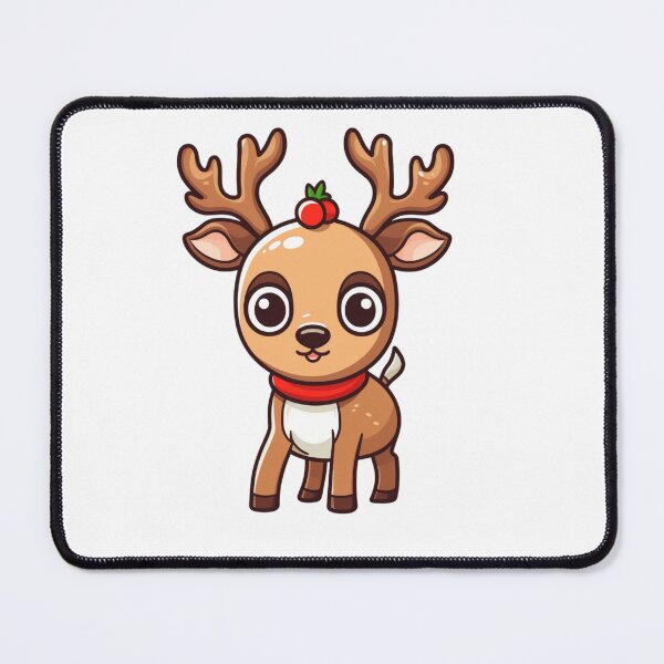 Item preview, Cute reindeer with apple on head designed and sold by SMARTKIT DESIGNAGENCY.