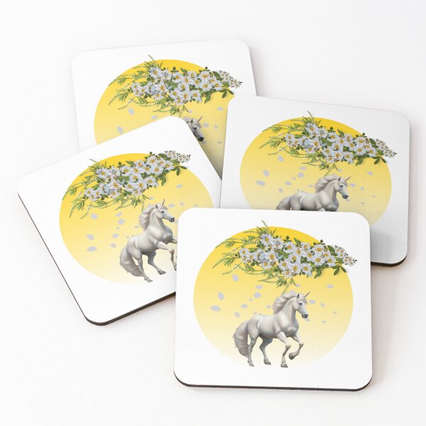 Item preview, Unicorn white flower designed and sold by Gardenpets.