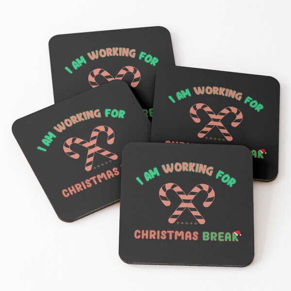Item preview, I Am Working For Christmas Break 5 Stars – Funny Christmas Saying designed and sold by GRABAPSHOP.
