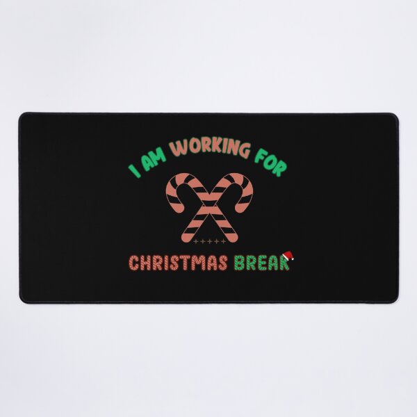 Item preview, I Am Working For Christmas Break 5 Stars – Funny Christmas Saying designed and sold by GRABAPSHOP.