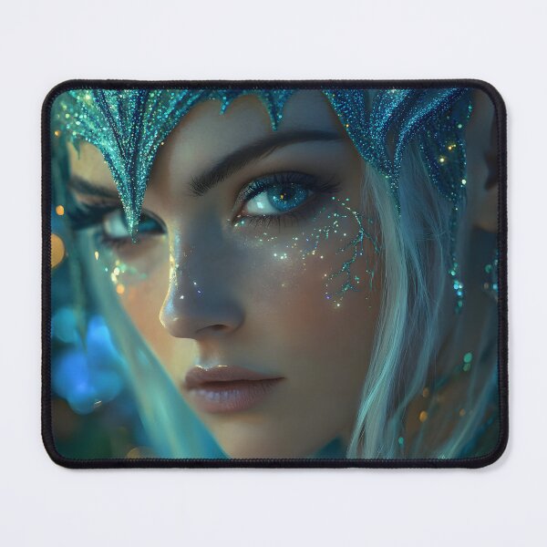Item preview, The Enchanted Techno-Elf of Christmas designed and sold by AI-Only Creations.