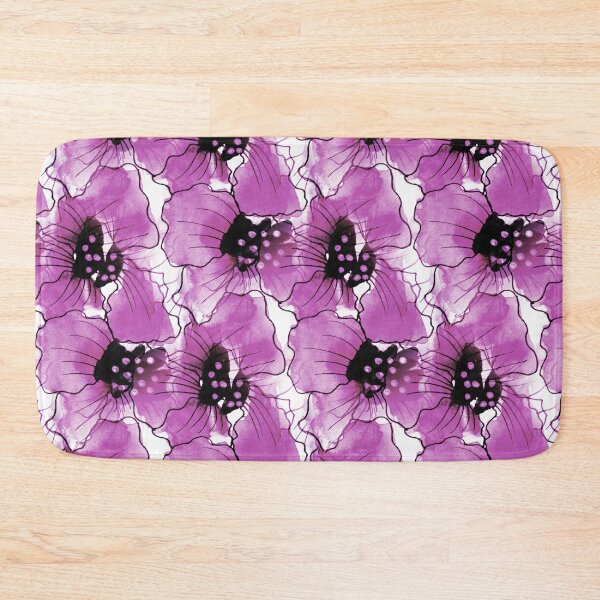 Item preview, Watercolor and Ink Floral Abstract Pattern in Pink designed and sold by Artistestella.