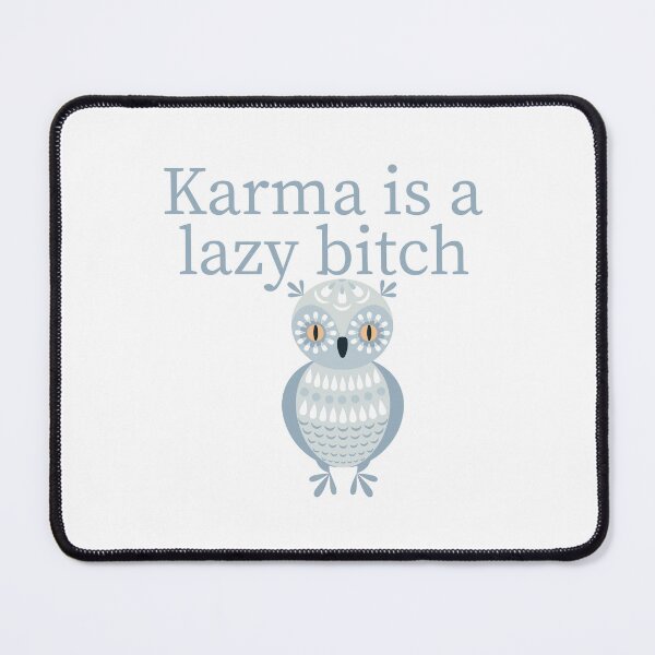 Item preview, karma is lazy designed and sold by doracreations.