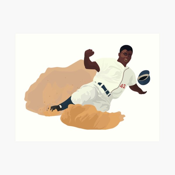 "Jackie Robinson" Art Print for Sale by KirbyW Redbubble