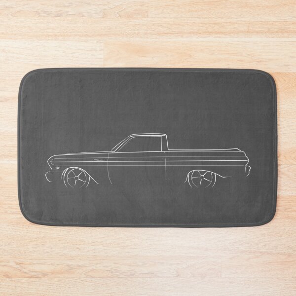 Item preview, 1965 Ford Ranchero - profile stencil, white designed and sold by mal-photography.