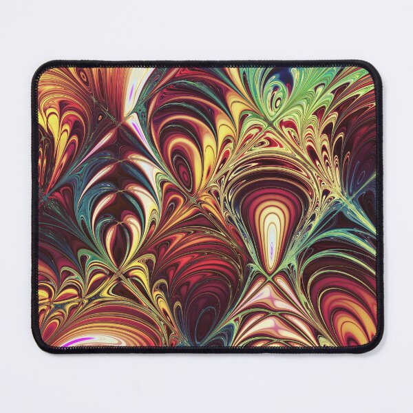 Item preview, abstract fractal ebru pattern designed and sold by pinkal.