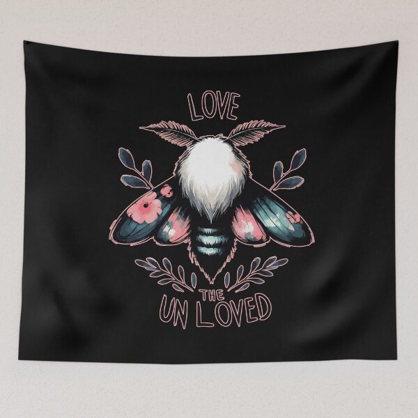 Item preview, Love The Unloved Floral Moth Watercolor designed and sold by TomFrontierArt.